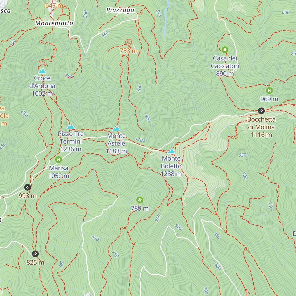Baita Boletto Fabrizio map