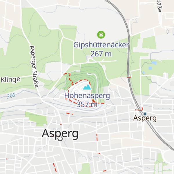 Map of Hohenasperg
