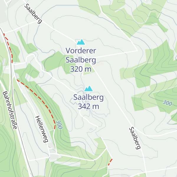 Map of Saalberg