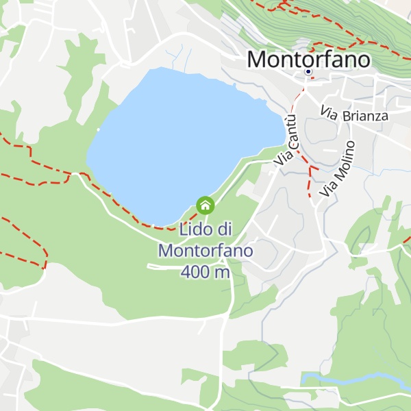 Map of Lido di Montorfano