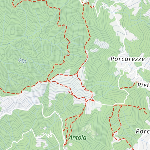 Map of Monte Spigo
