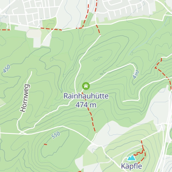 Map of Rainhauhütte