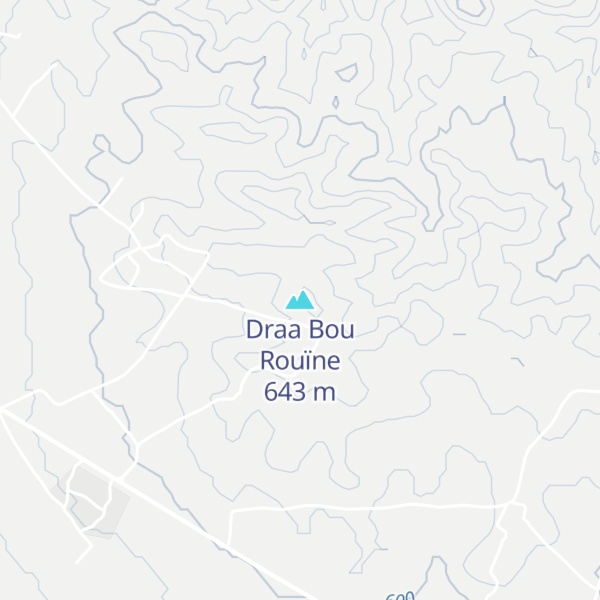 Map of Draa Bou Rouïne