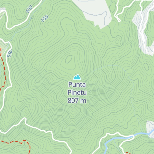 Map of Punta Pinetu
