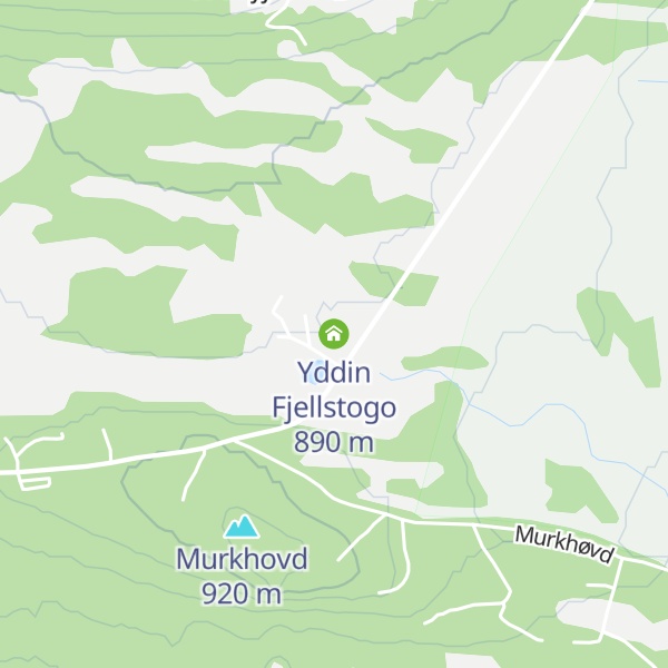 Map of Yddin Fjellstogo