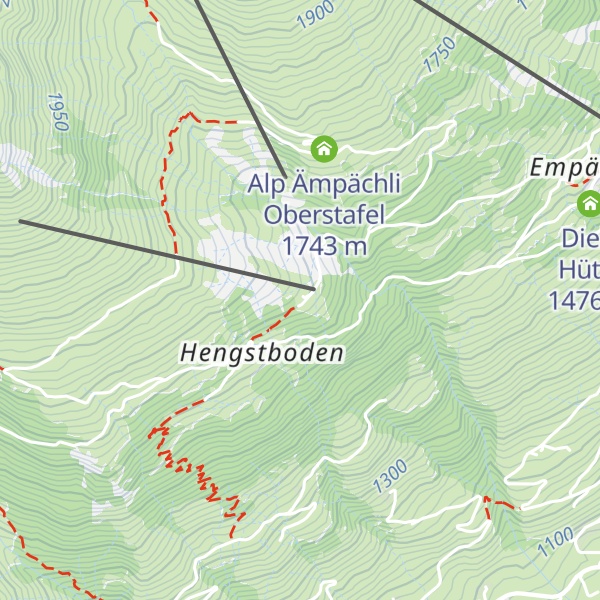 Map of Berghotel Bischofalp
