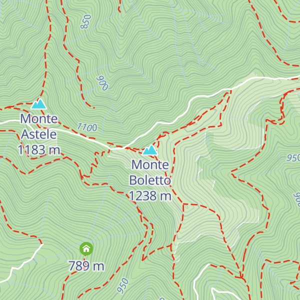 Map of Monte Boletto