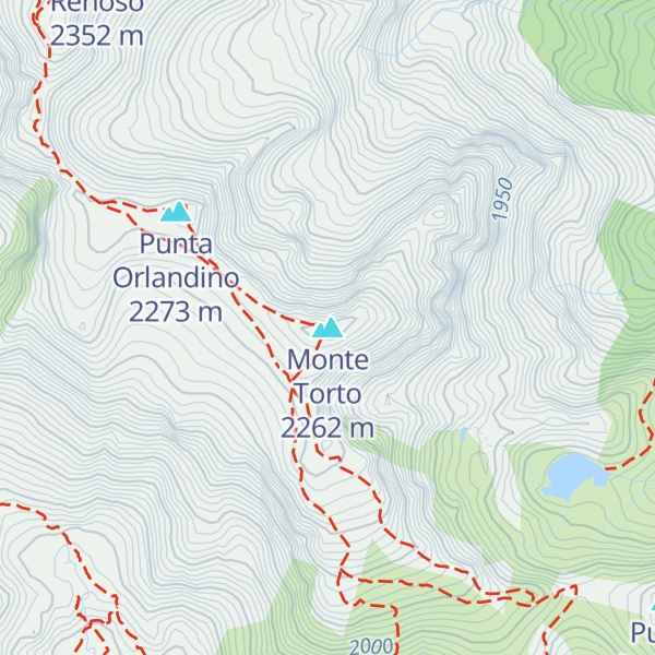 Map of Monte Torto