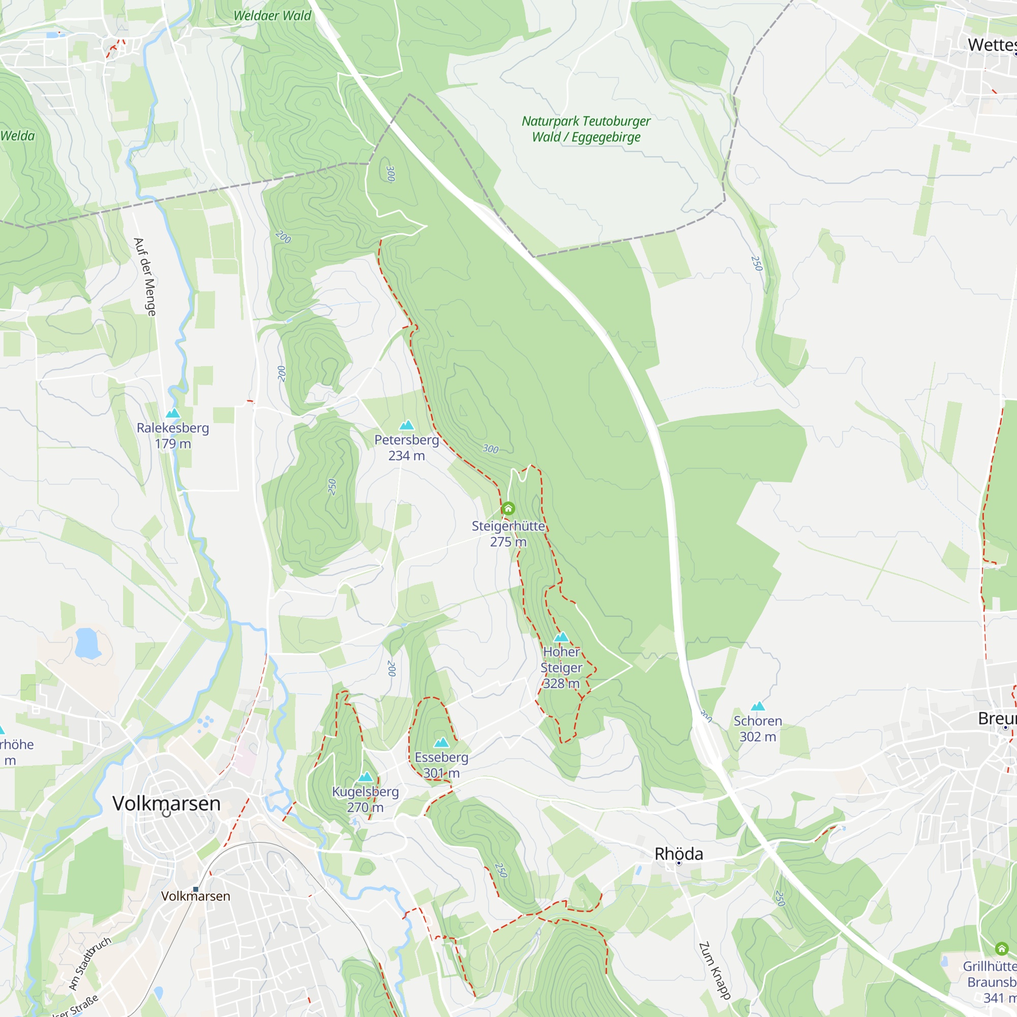 Steigerhütte map