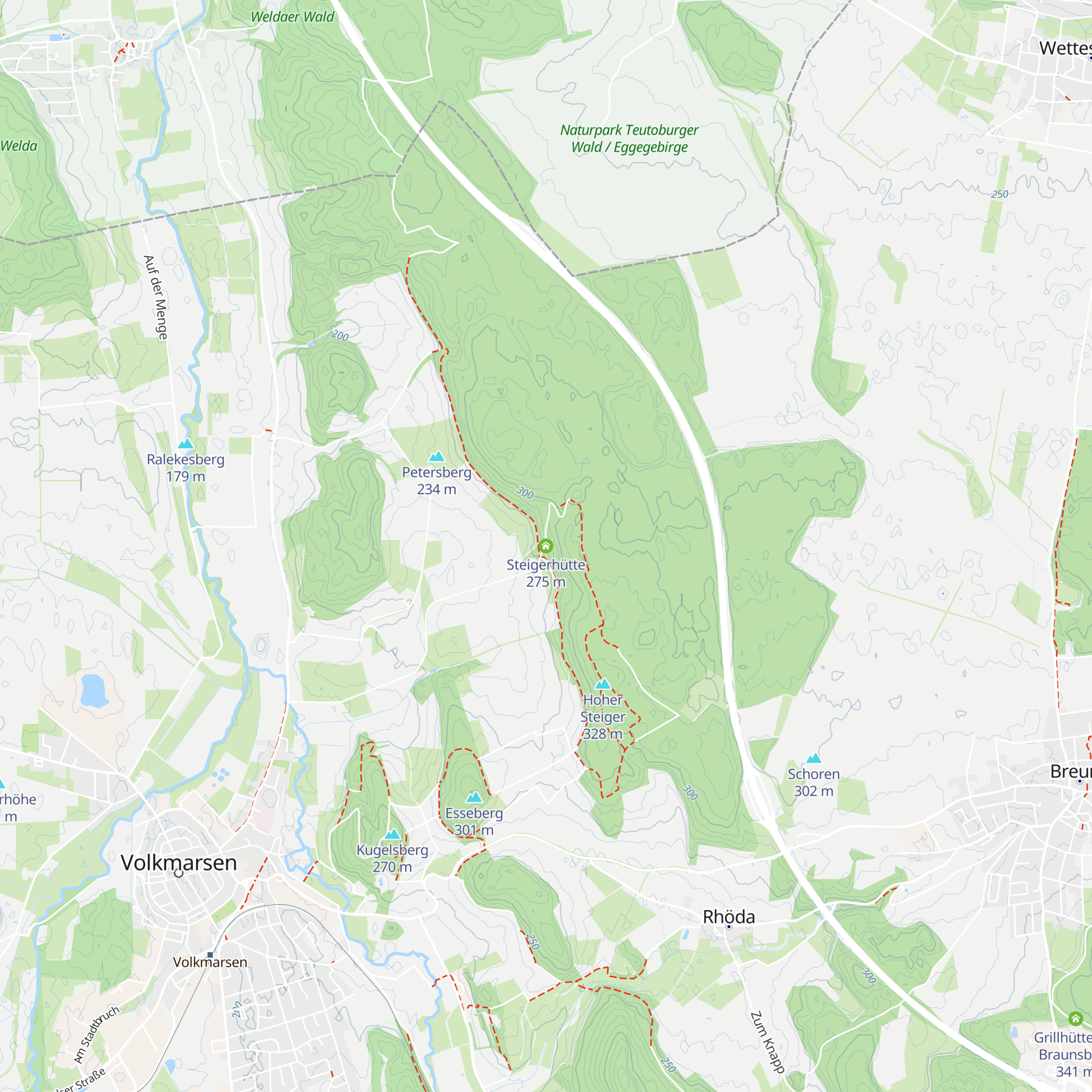 Steigerhütte map