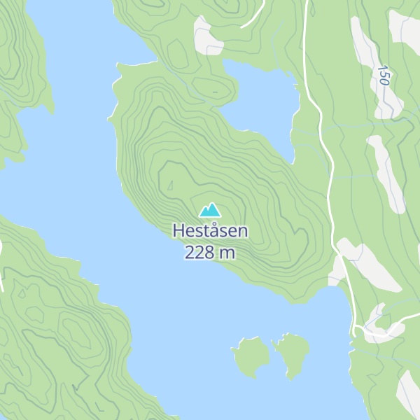 Map of Heståsen