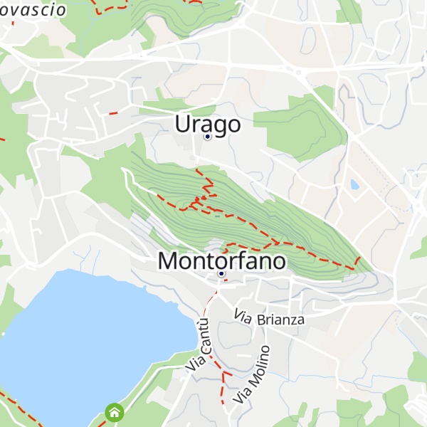 Map of Monte Orfano