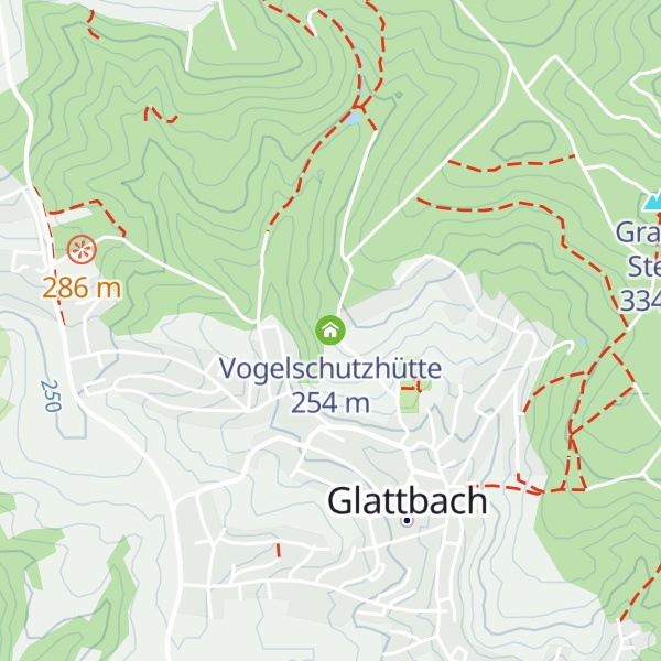 Map of Vogelschutzhütte