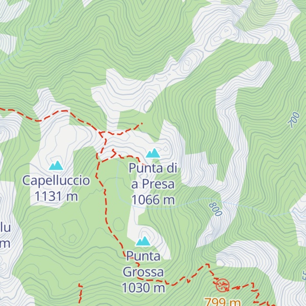 Map of Punta di a Presa