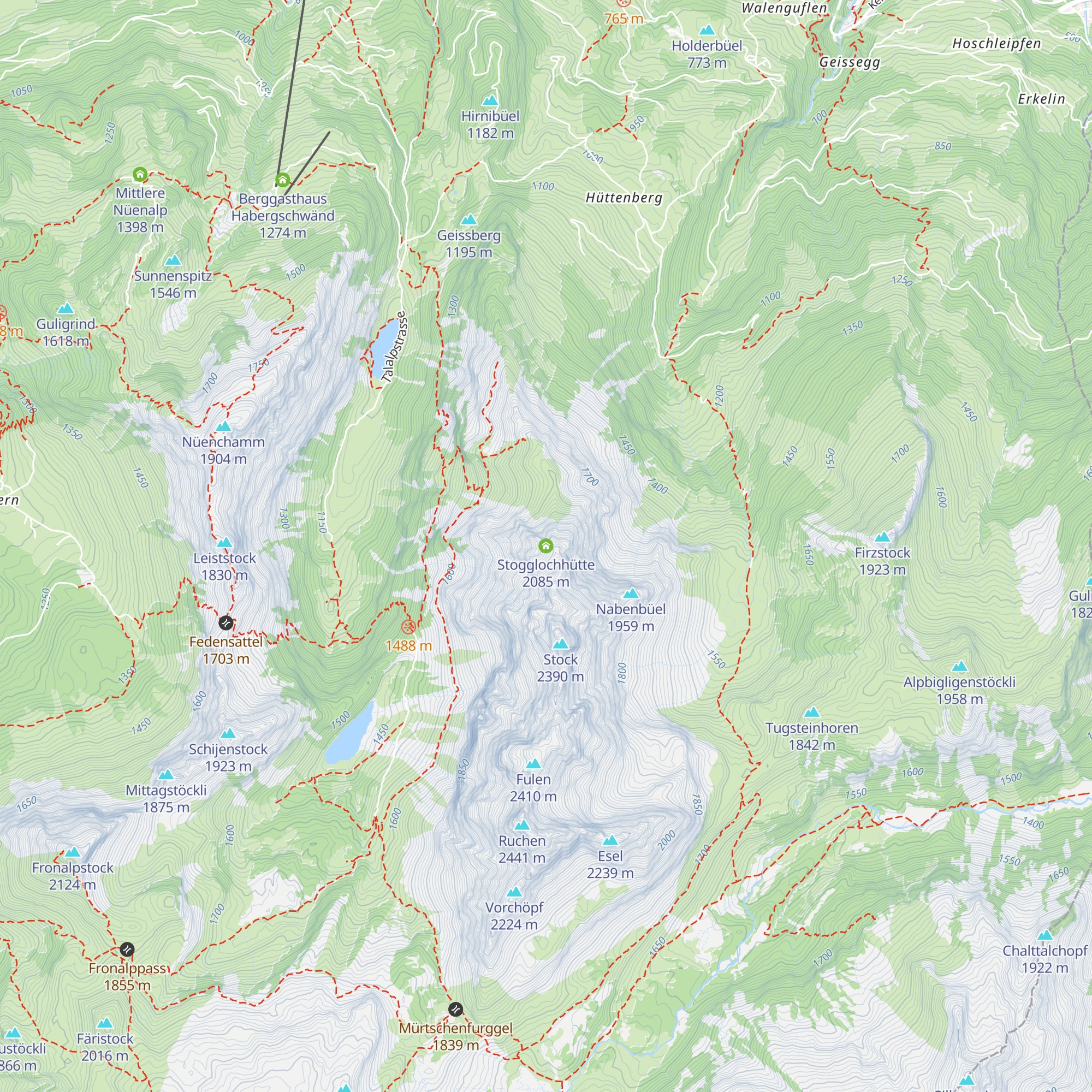 Stogglochhütte map