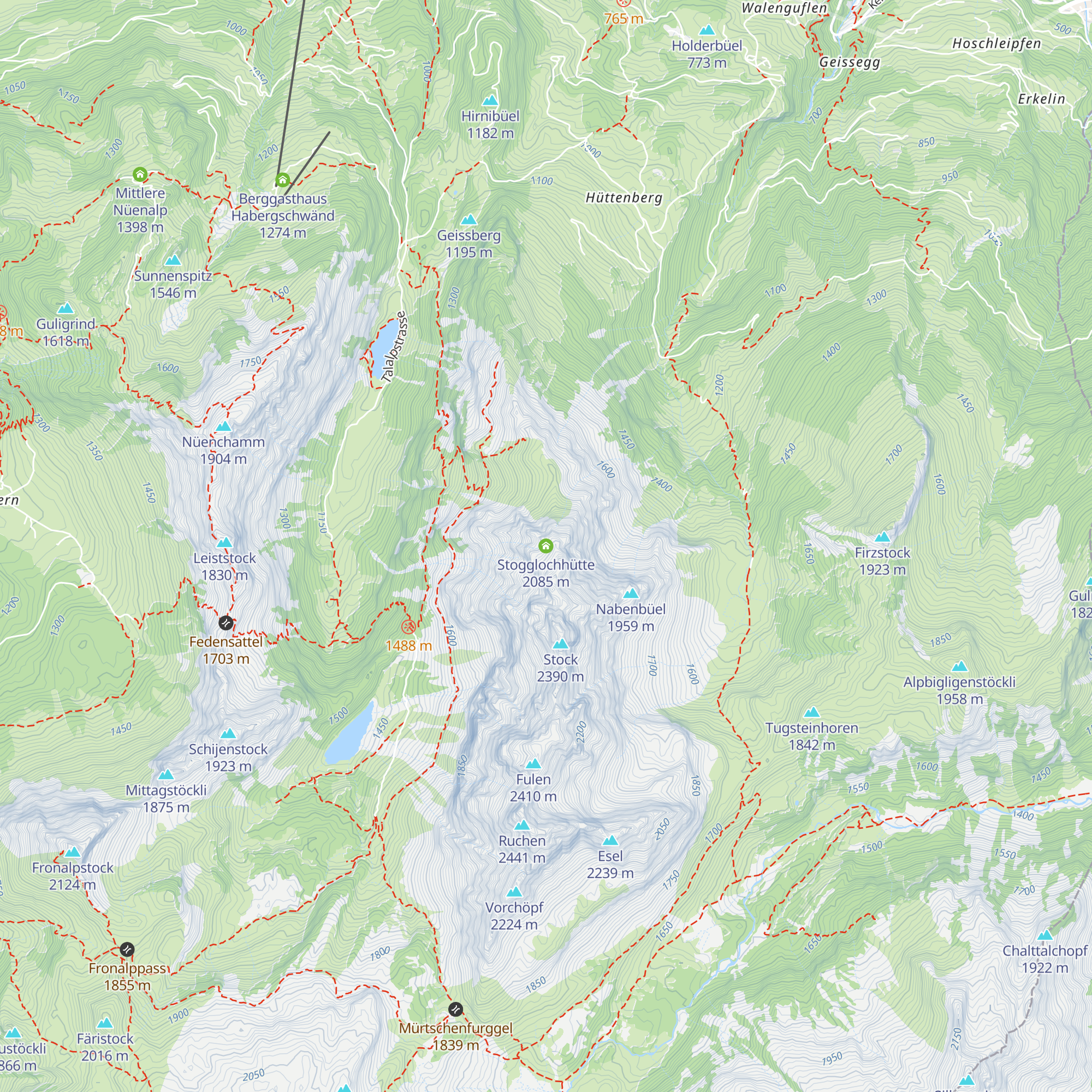 Stogglochhütte map