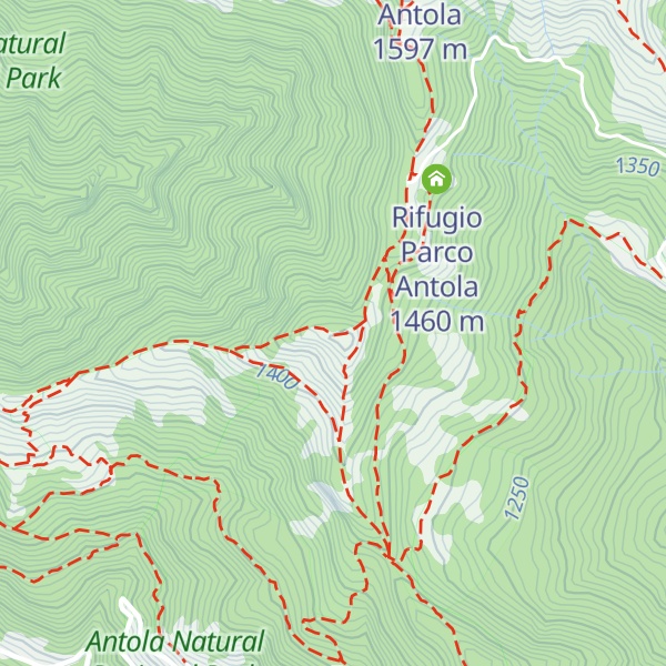 Map of Monte Cremado