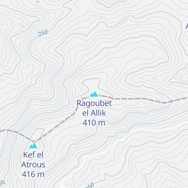 Map of Ragoubet el Allik