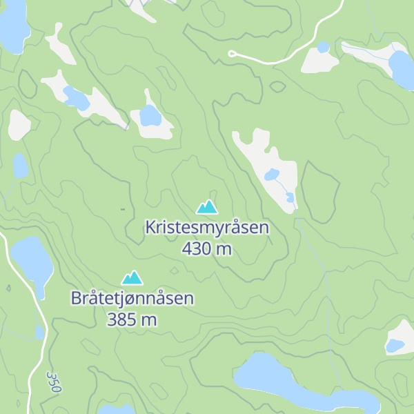 Map of Kristesmyråsen