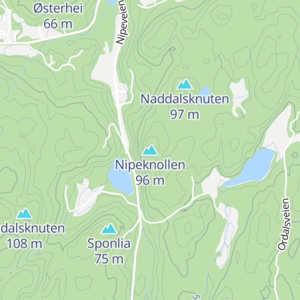 Map of Nipeknollen