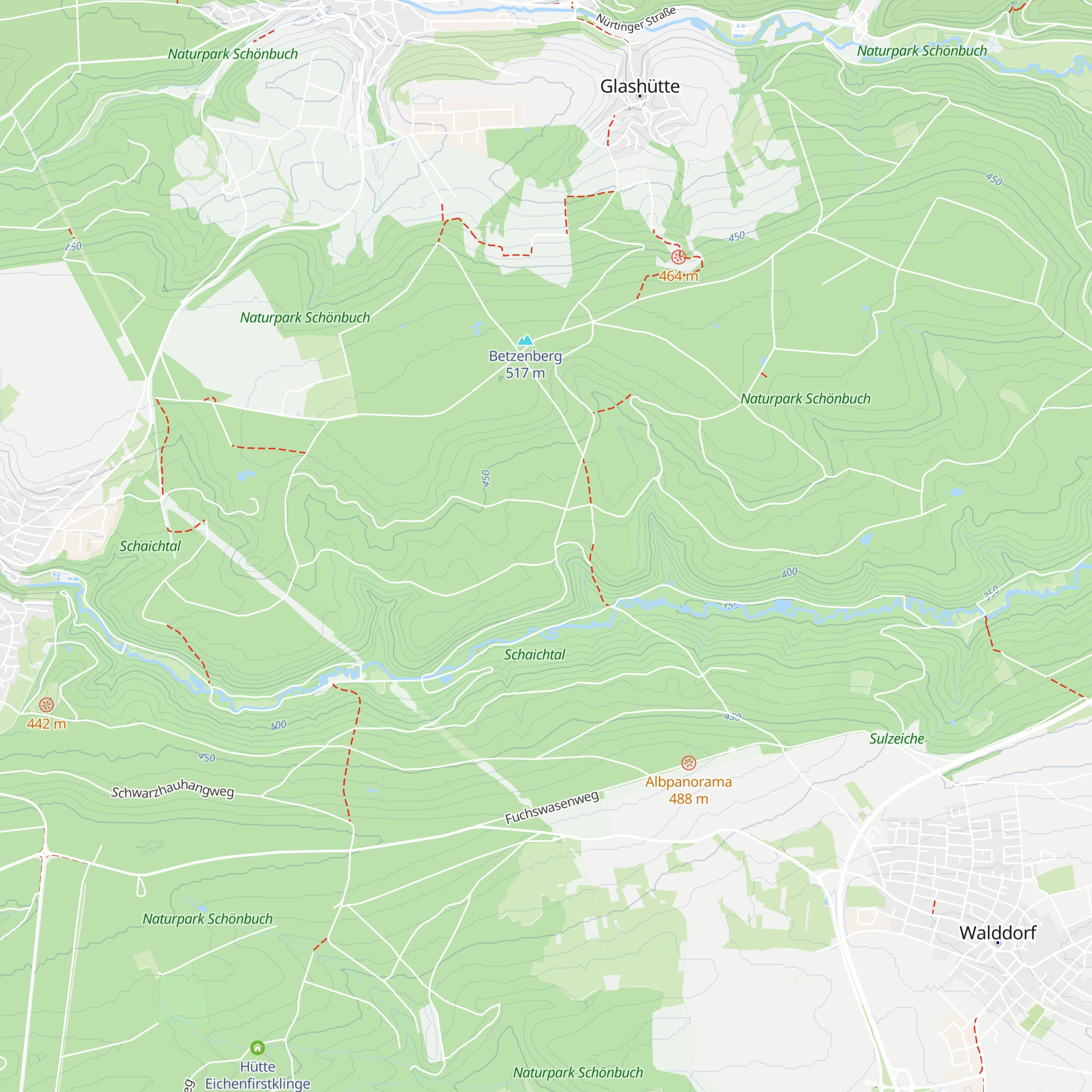 Blockhütte map