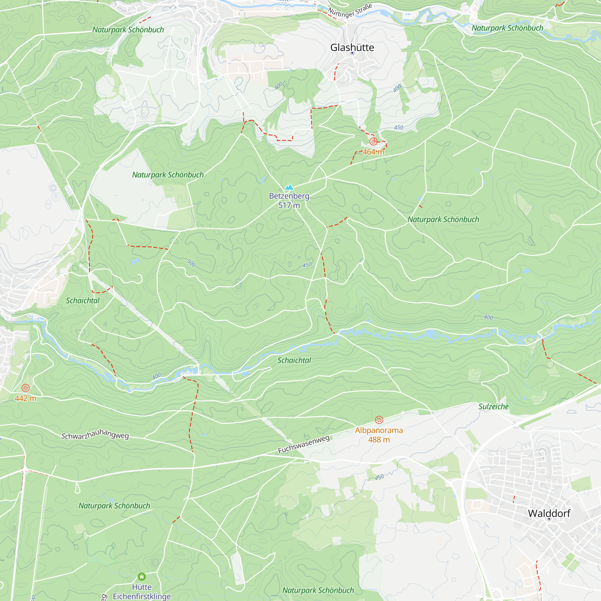 Blockhütte map