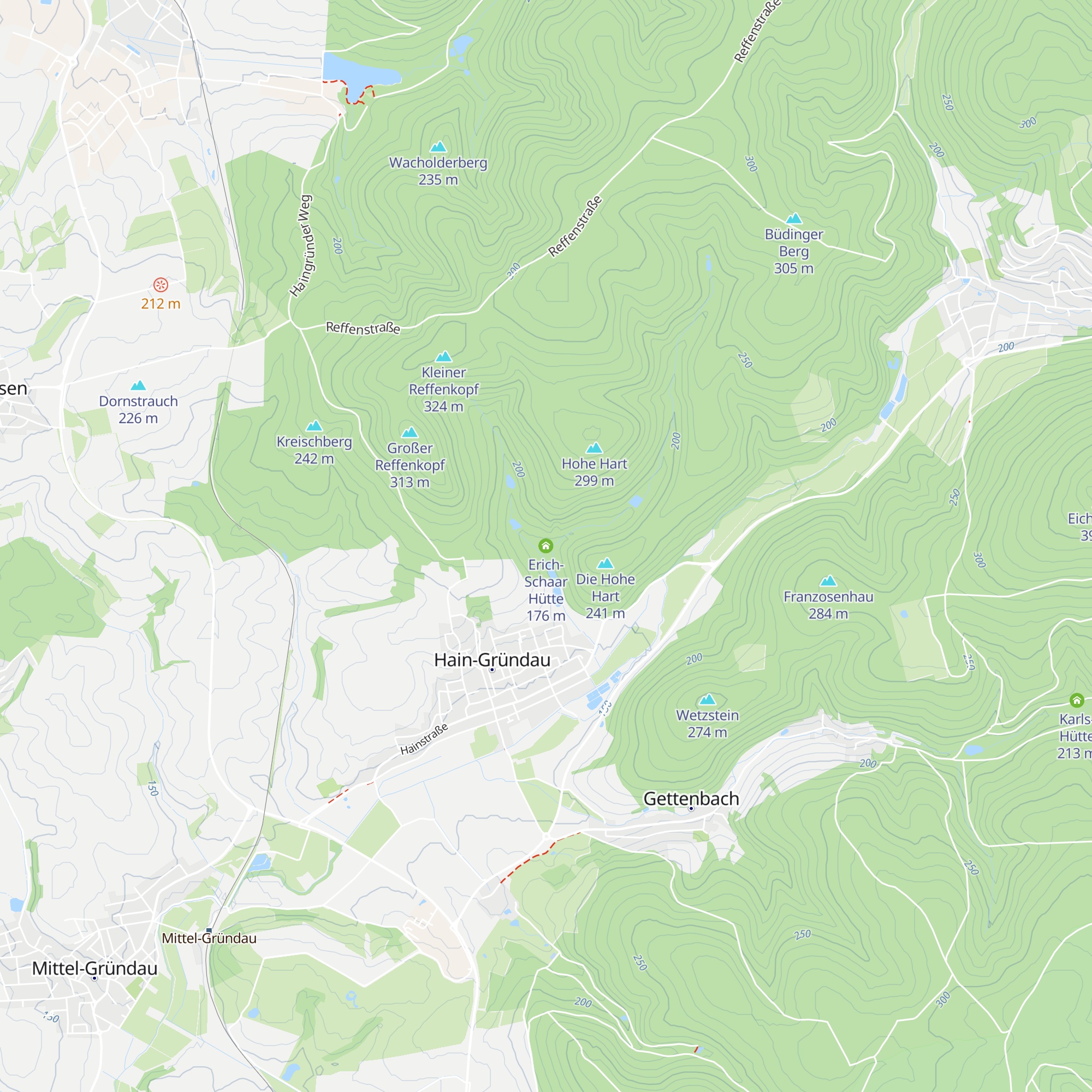 Erich-Schaar Hütte map