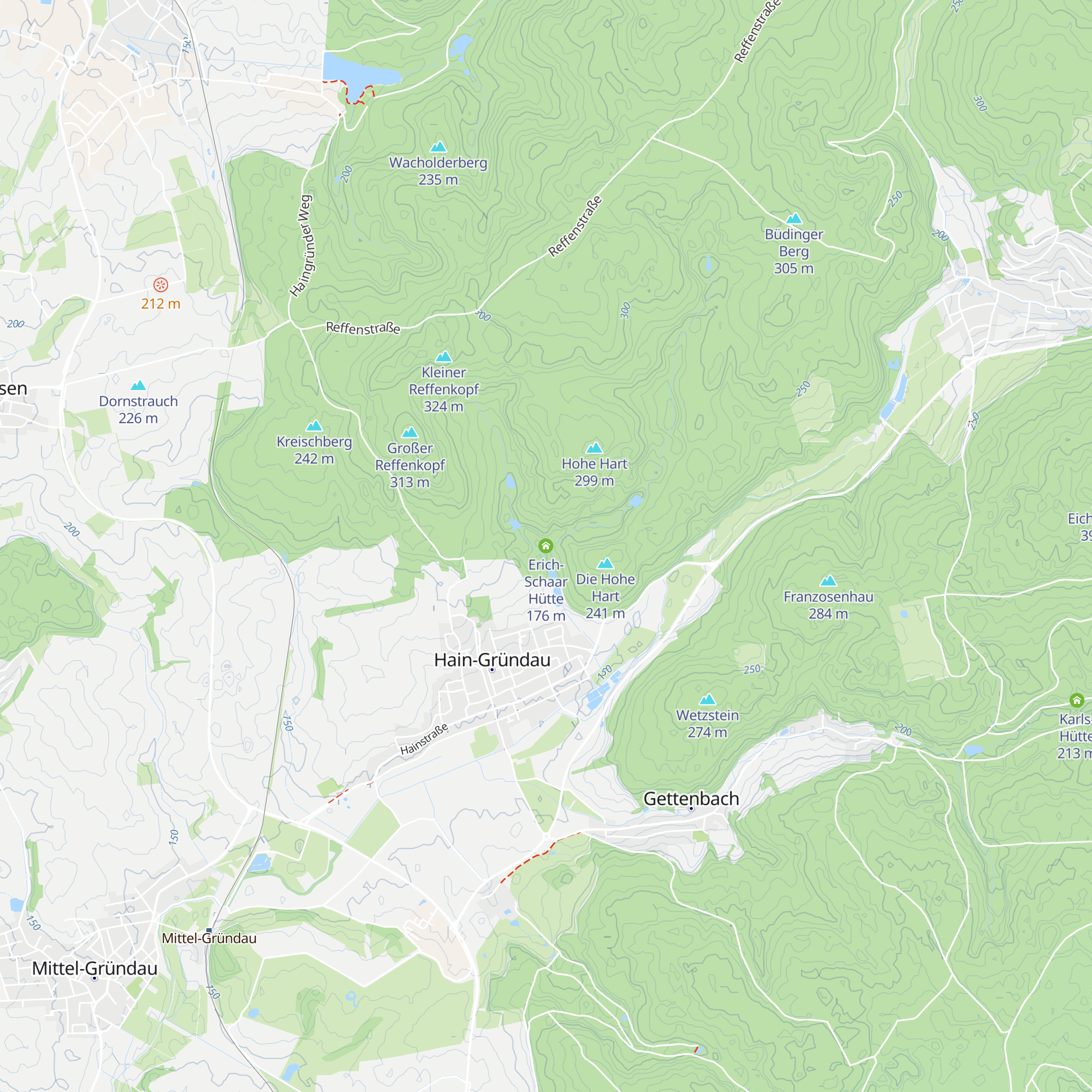 Erich-Schaar Hütte map
