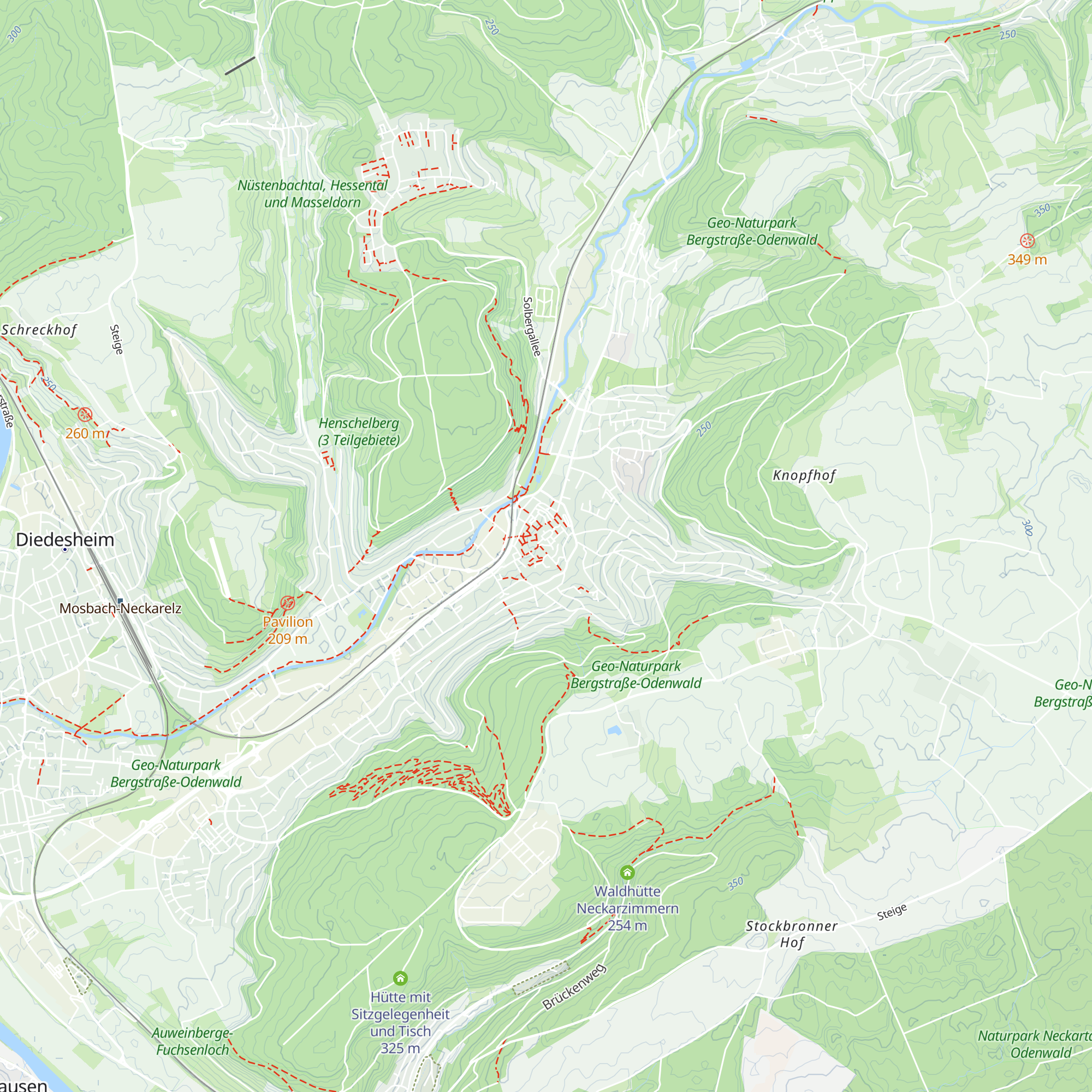 Touristik Information map