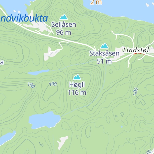 Map of Høgli