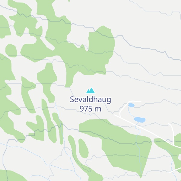 Map of Sevaldhaug