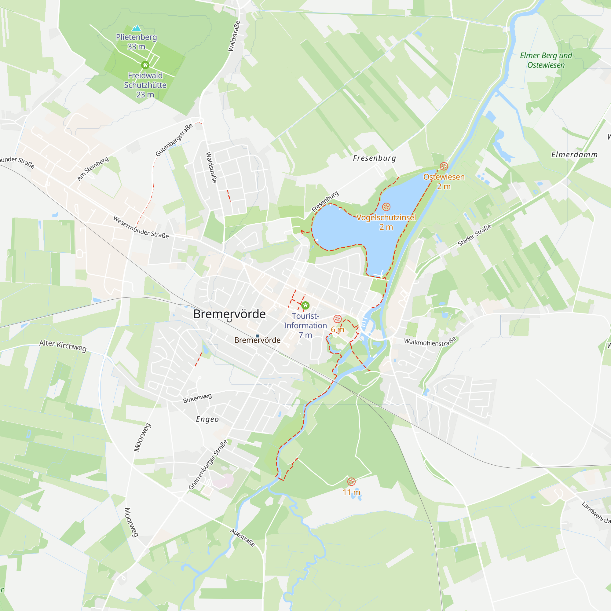 Tourist-Information map