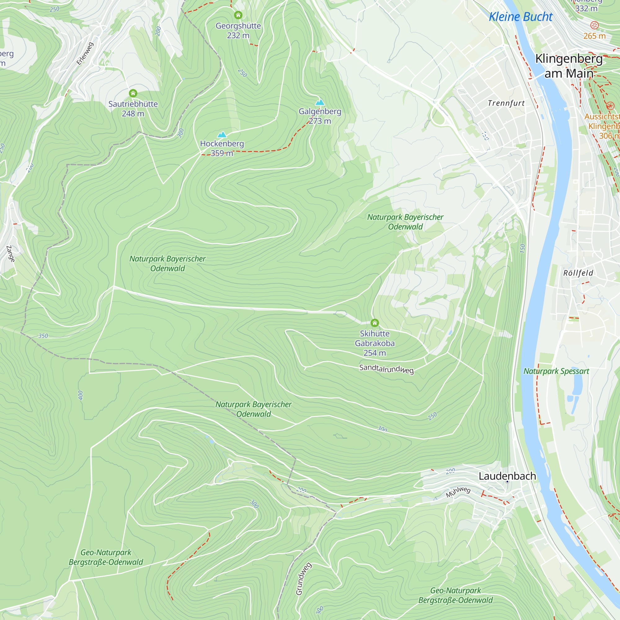 Kilians-Hütte map