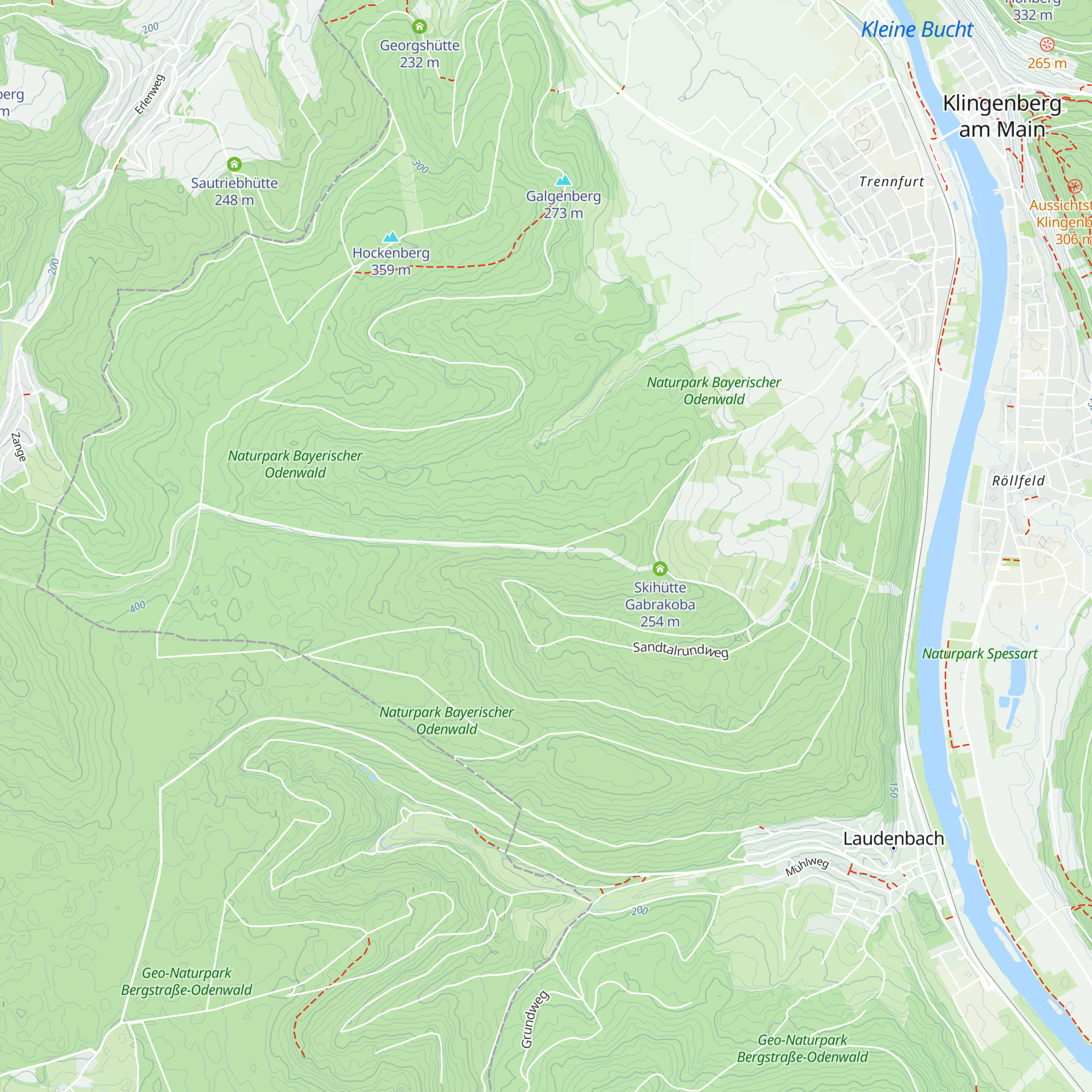 Kilians-Hütte map