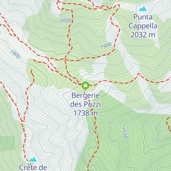 Map of Bergerie des Pozzi
