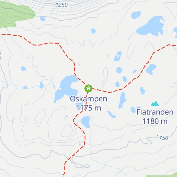 Map of Oskampen