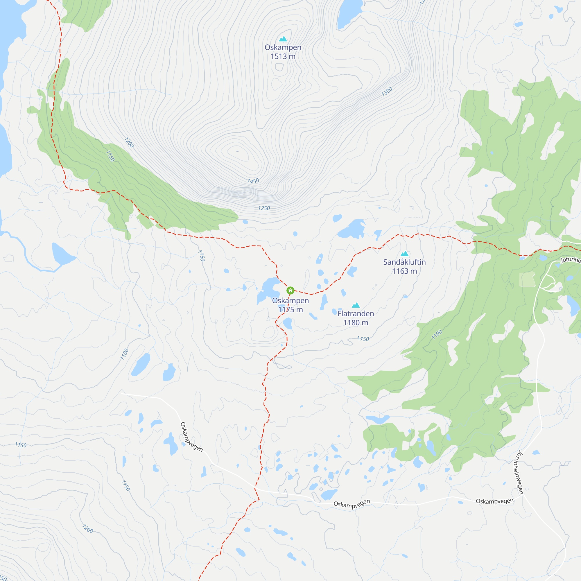 Oskampen map