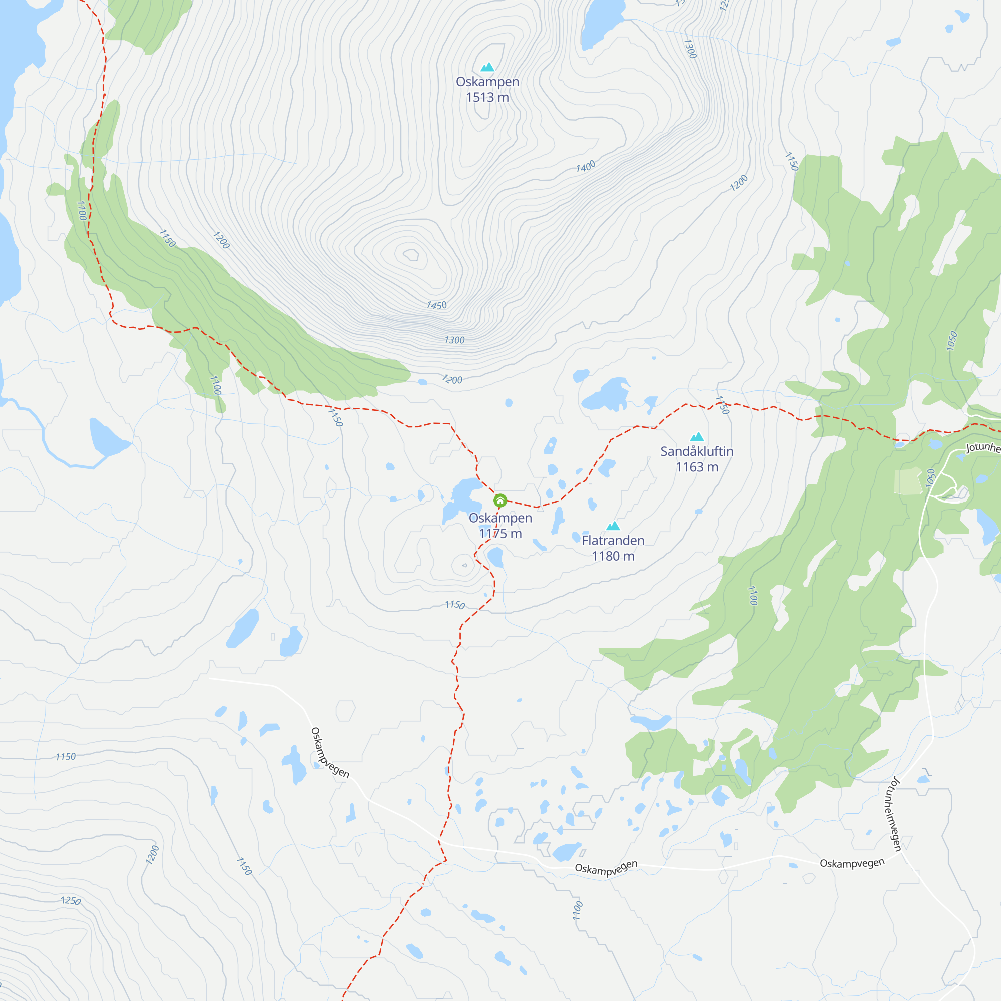 Oskampen map