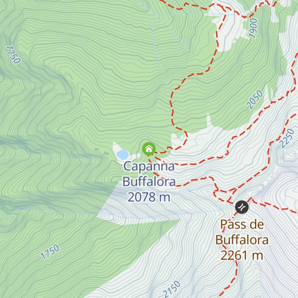 Map of Capanna Buffalora