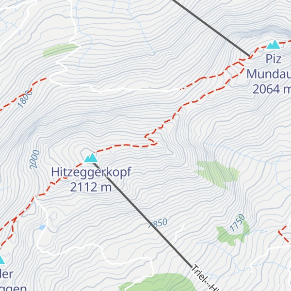 Map of Piz Plauncas