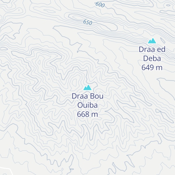 Map of Draa Bou Ouiba