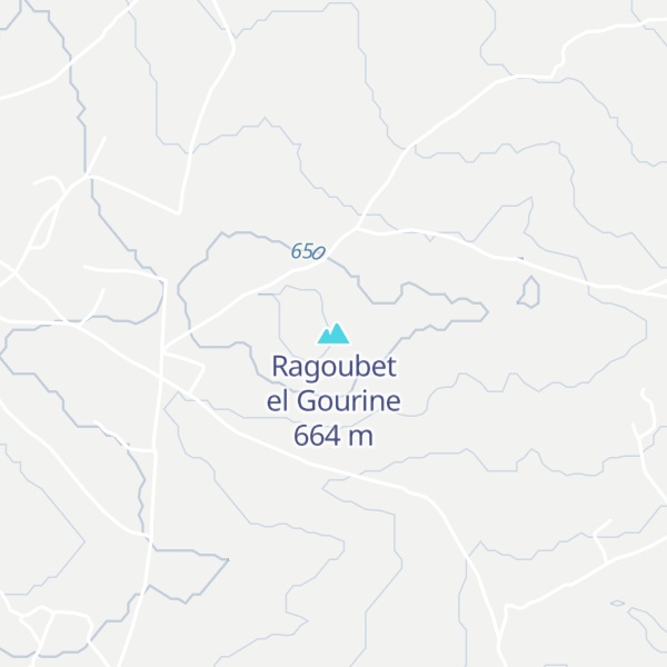 Map of Ragoubet el Gourine