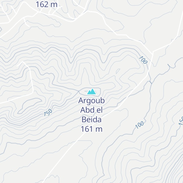Map of Argoub Abd el Beida