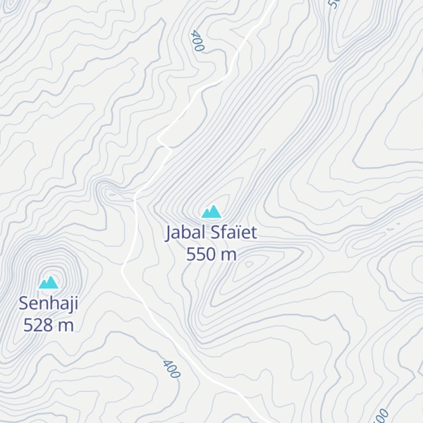 Map of Jabal Sfaïet