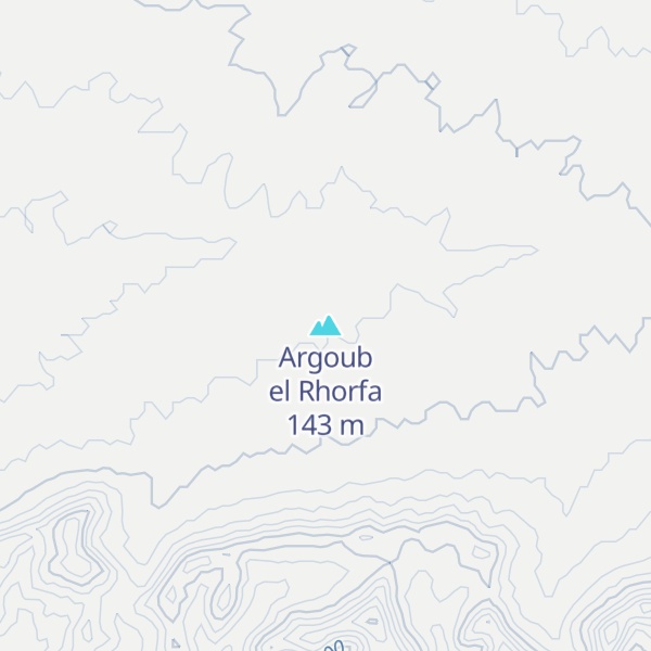 Map of Argoub el Rhorfa