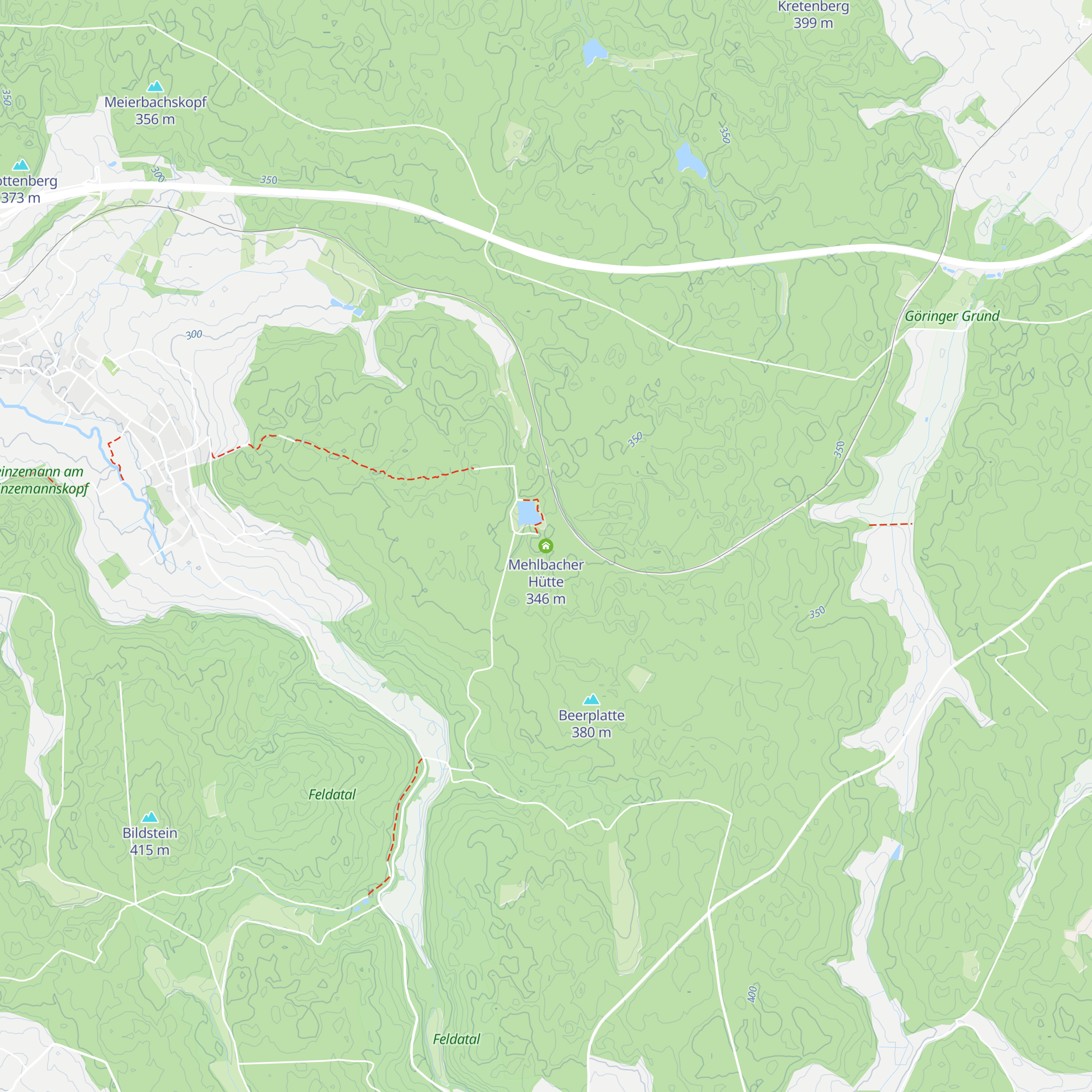 Mehlbacher Hütte map
