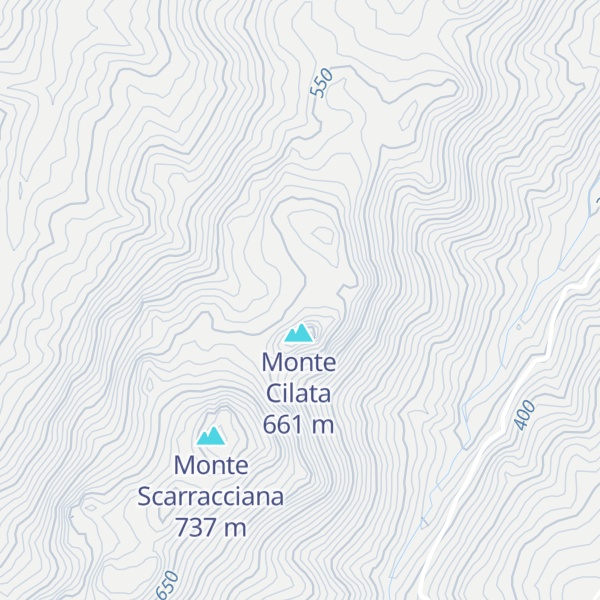 Map of Conca Fracaica / Fraicata / Fraigata