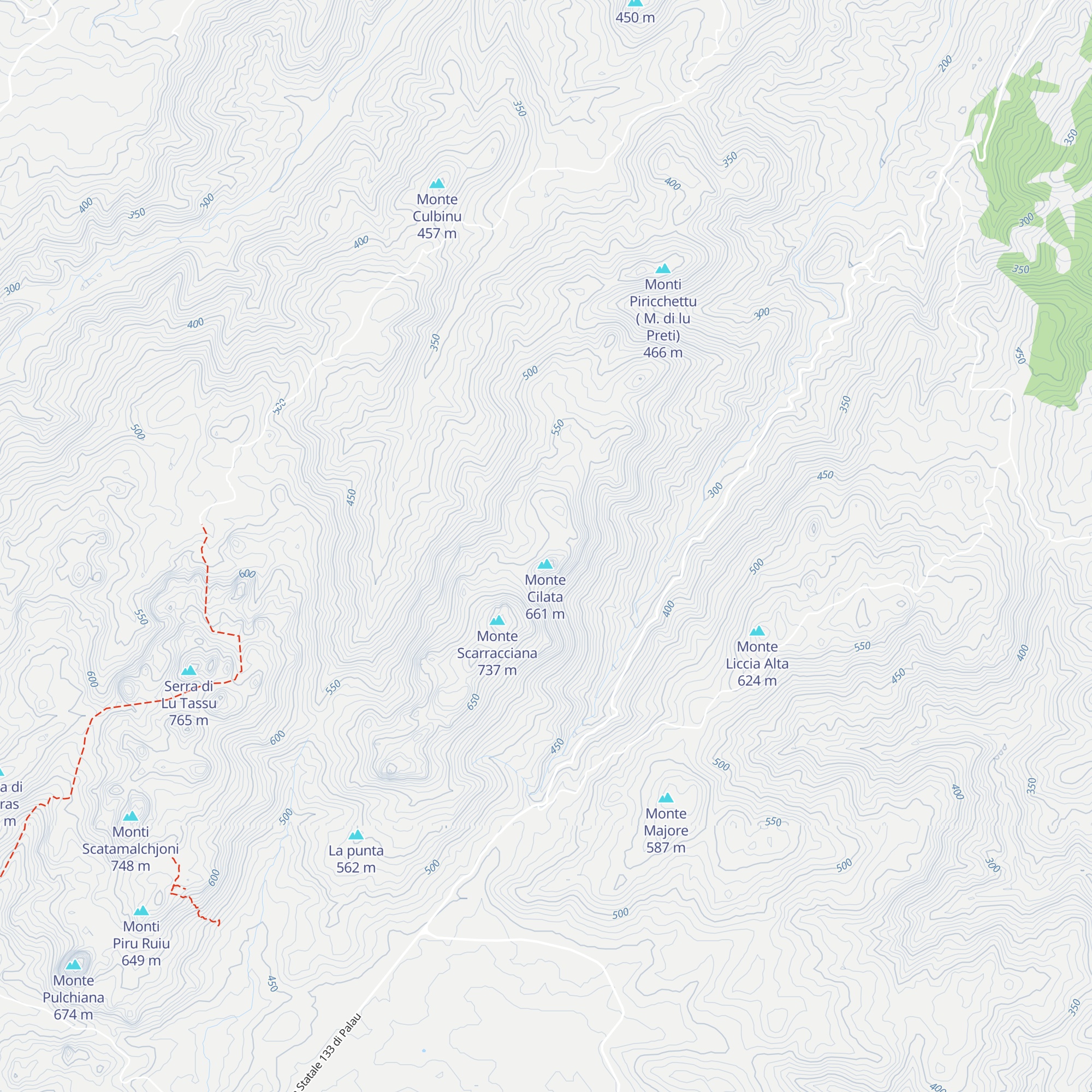 Conca Fracaica / Fraicata / Fraigata map