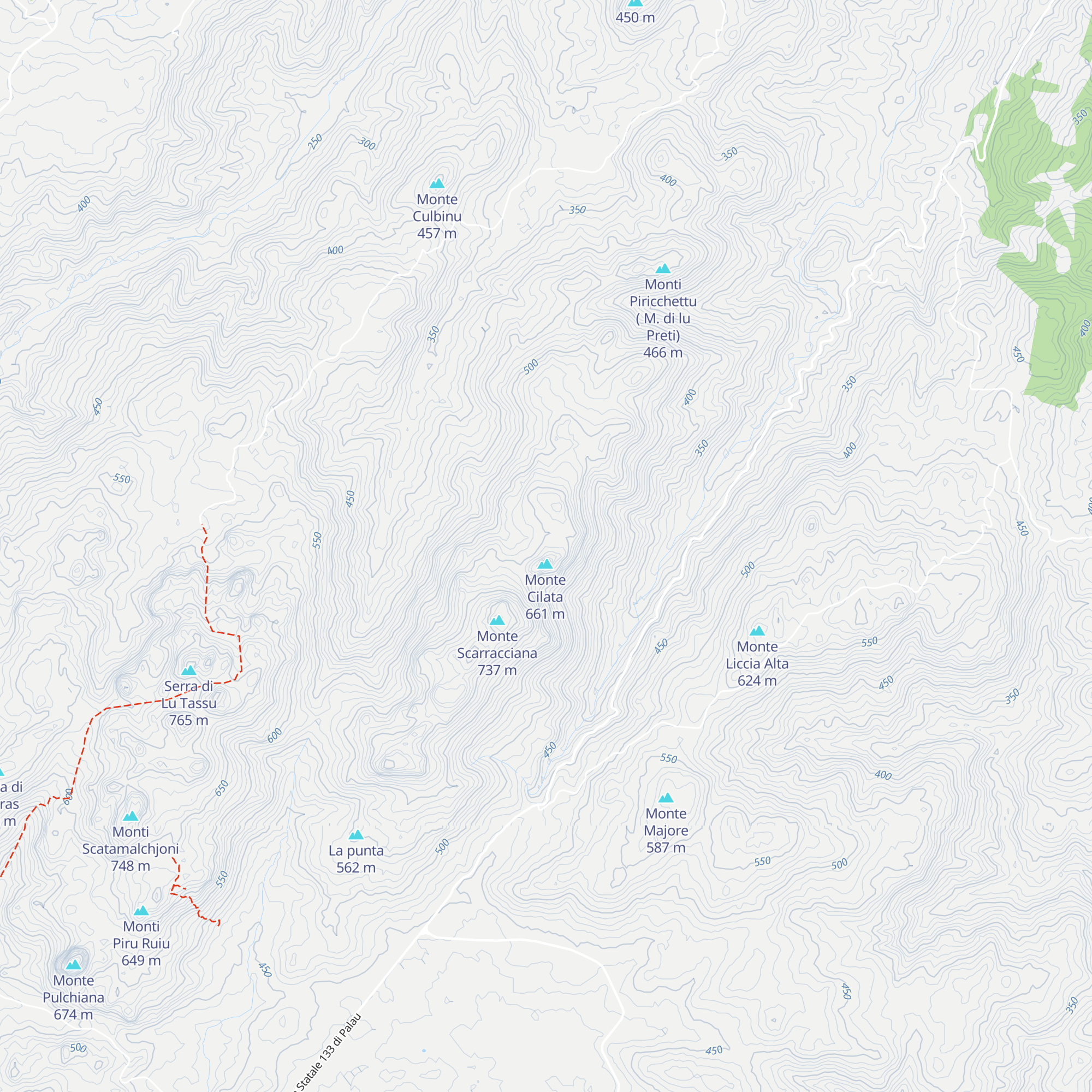 Conca Fracaica / Fraicata / Fraigata map