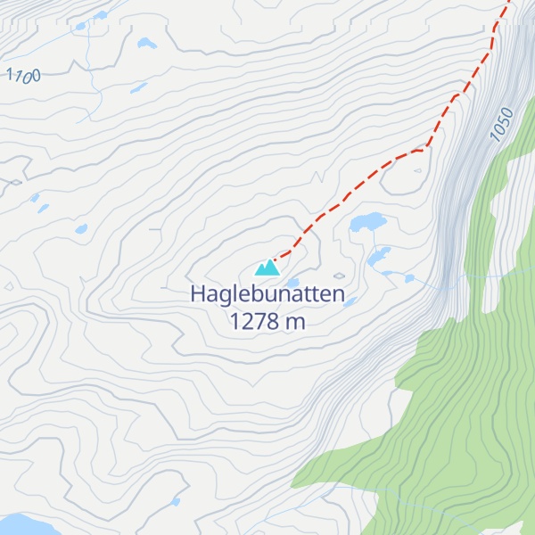 Map of Haglebunatten
